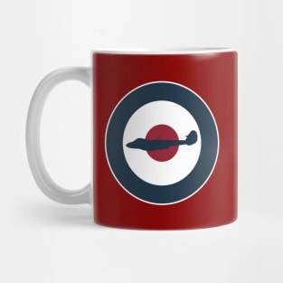 RAF Gloster Meteor (Small logo) Mug